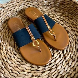 Italian Shoemakers Elastic Band Sandals 8.5